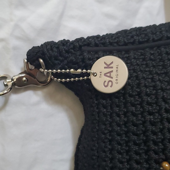 The Sak Black Mini Bag with Shell Accents - Picture 3 of 8